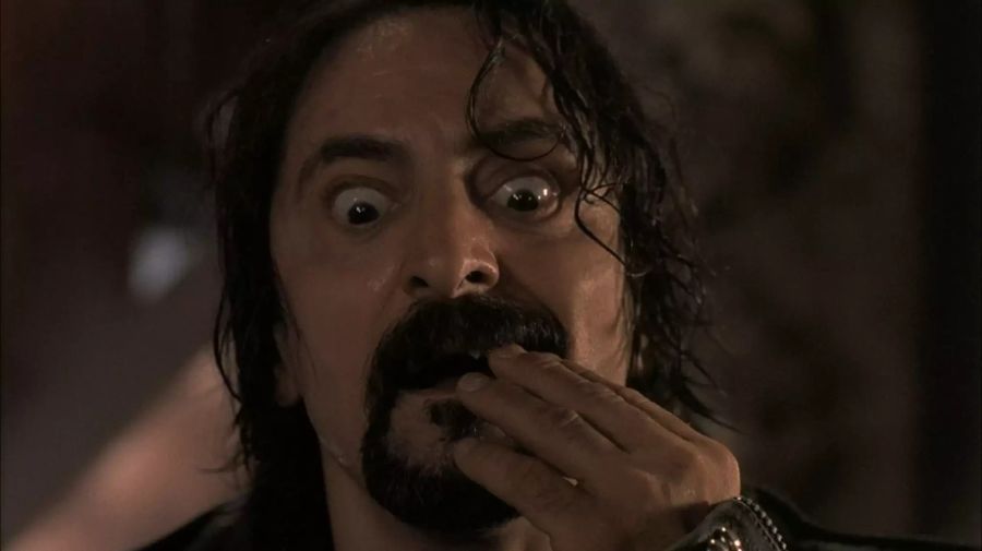 Tom Savini gerät in Verlegenheit.