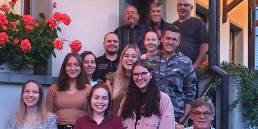 Gemütlicher Abend mit Jungbürgerinnen und Jungbürgern.