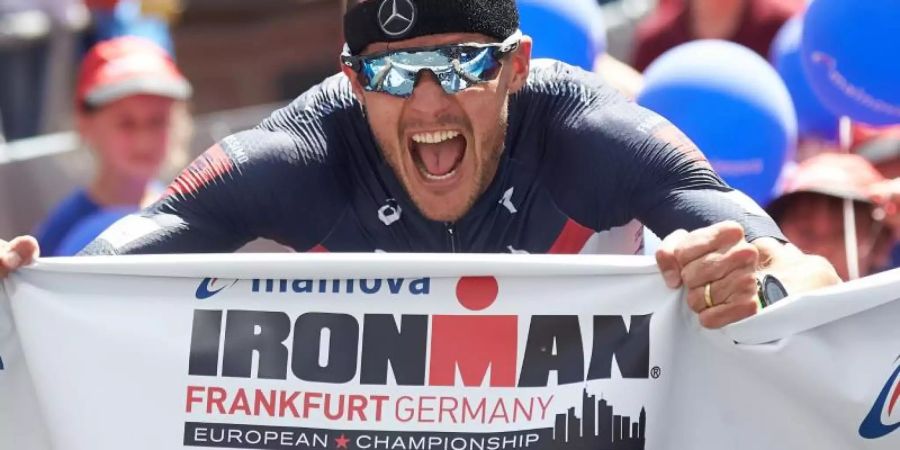 Jan Frodeno wurde in Frankfurt Ironman-Europameister. Foto: Thomas Frey