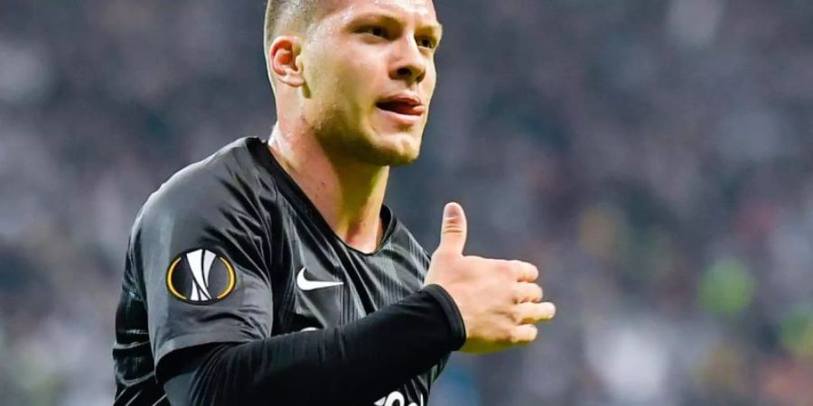 Luka Jovic gehört zum Aufgebot von Serbien für die U21-EM. Foto: Uwe Anspach