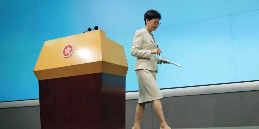 Hongkongs Regierungschefin Carrie Lam