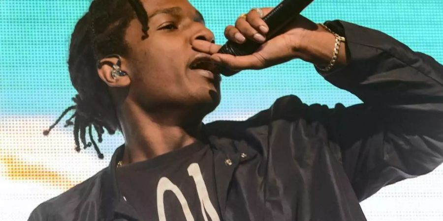 A$AP Rocky wird vermutlich am Freitag dem Haftrichter vorgeführt. Foto: Laurent Gillieron/EPA