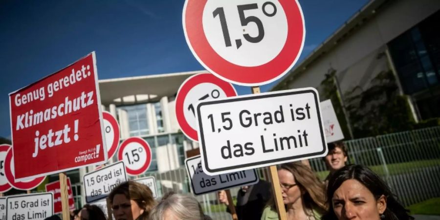 Klimaschutz-Proteste in Berlin