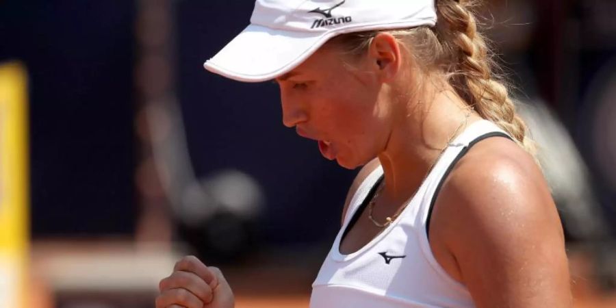 Julia Putinzewa gewann das WTA-Turnier in Nürnberg. Foto: Daniel Karmann