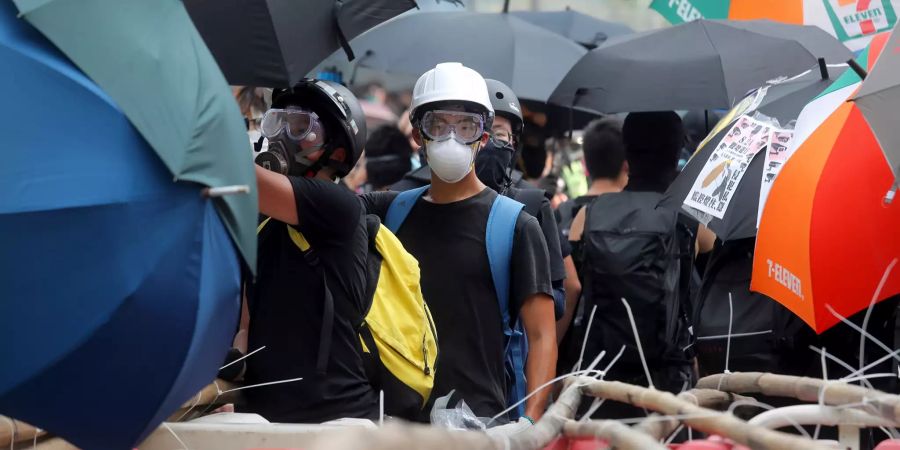 Angespannte Lage in Hnongkong