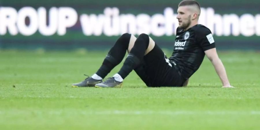 Die Zukunft von Ante Rebic bei Eintracht Frankfurt ist weiter offen. Foto: Silas Stein