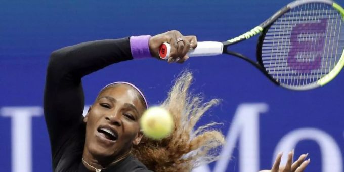 New York - Serena Williams bei US Open im Halbfinale