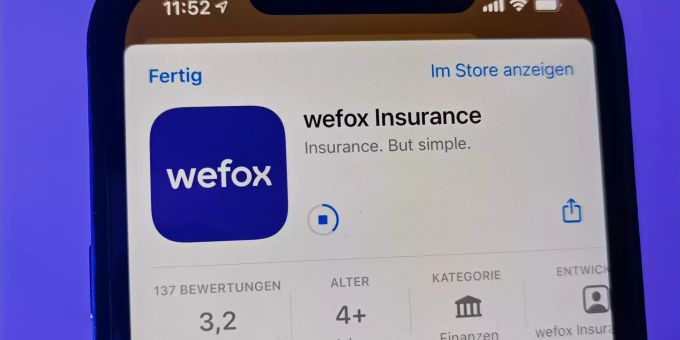 Berlin - Deutsches Versicherungs-Startup Wefox über drei Milliarden wert