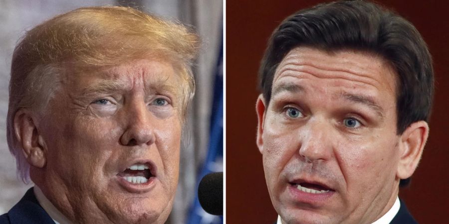 Desantis Trump als Gegner