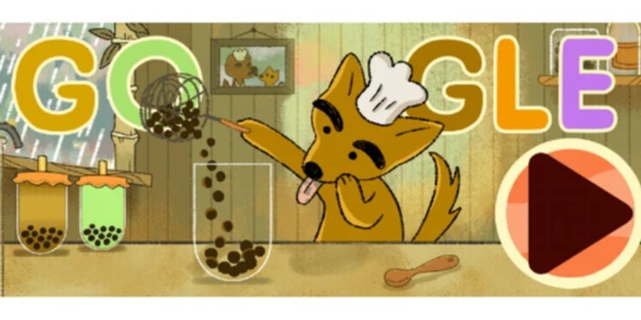 Google Doodle Bubble Tea