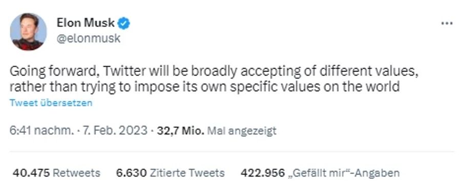 Elon Musk Tweet