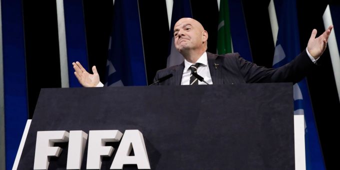 Die Wiederwahl von FIFA-Präsident Gianni Infantino gilt als sicher. FIFA-Präsident Gianni Infantino