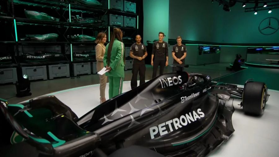 Mercedes W14 Präsentation