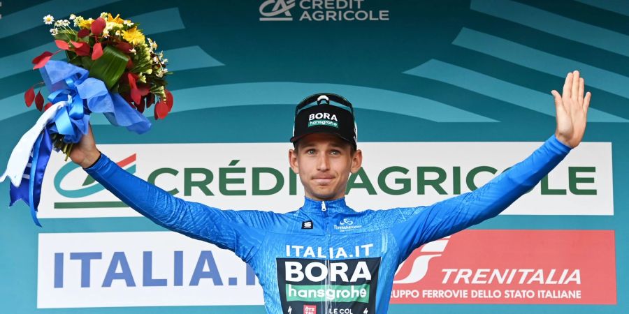 Ist der neue Gesamtführende bei Tirreno-Adriatico: Lennard Kämna