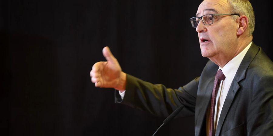 Für SVP-Bundesrat Guy Parmelin haben Indiskretionen keinen Einfluss auf den Entscheid des Bundesrats, trüben aber das Vetrauen unter den Mitgliedern. (Archivbild)
