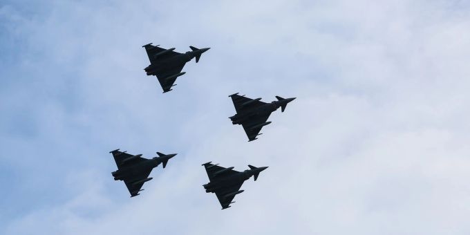 Eurofighter der deutschen Luftwaffe. (Symbolbild) Eurofighter