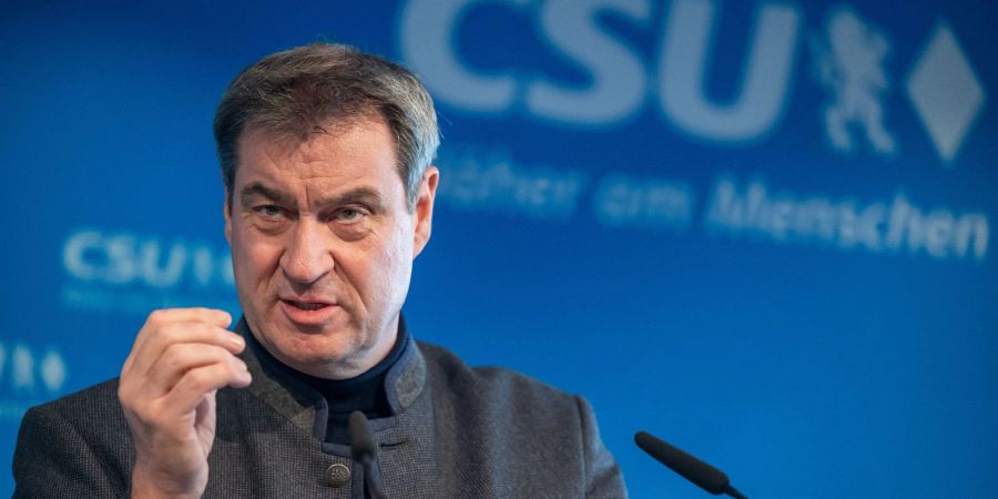 Die Wahlrechtsreform der Ampel erzürnt vor allem die CSU: Bayerns Ministerpräsident Markus Söder.
