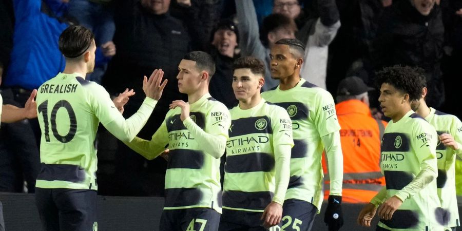 Manchester City gewann in Bristol mit 3:0.