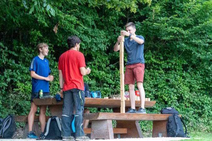 Spass beim Plauschparcours. Plauschparcours STV Egliswil