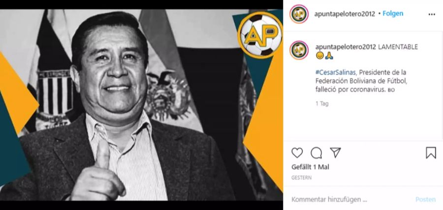 Cesar Salinas Coronavirus