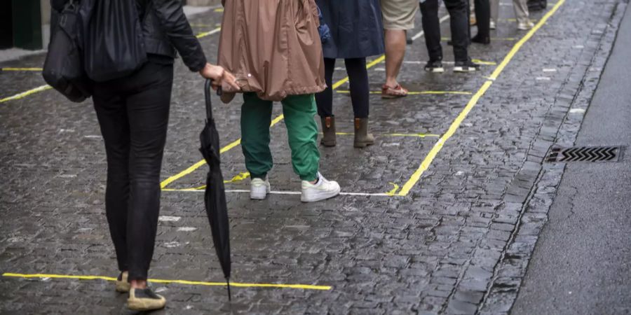 Coronavirus Sicherheitsabstand Abstandsregel Berset