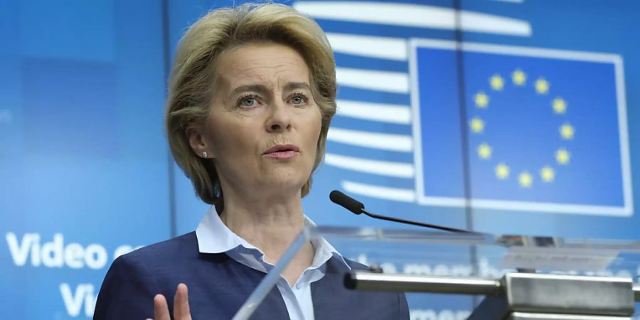 EU-Kommissionschefin Ursula von der Leyen hat US-Präsident Trump aufgefordert, den angekündigten Bruch mit der Weltgesundheitsorganisation WHO zu überdenken. (Archivbild)