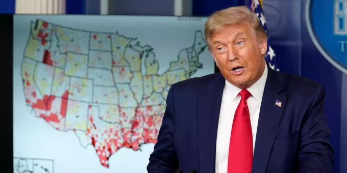 «Zeichen setzen» - Trump sagt wegen Corona den Parteitag in Florida ab