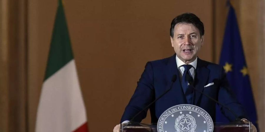 Giuseppe Conte ist der Ministerpräsident von Italien. Foto: Lapresse/Pool LaPresse/AP/dpa