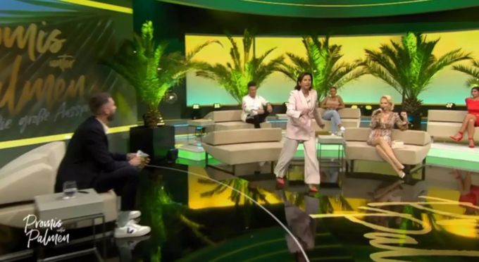 «Promis unter Palmen»: Claudia Obert verlässt das Studio. Promis unter Palmen