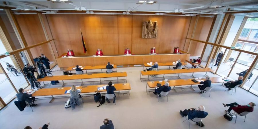 Verhandlungssaal des Bundesverfassungsgerichts