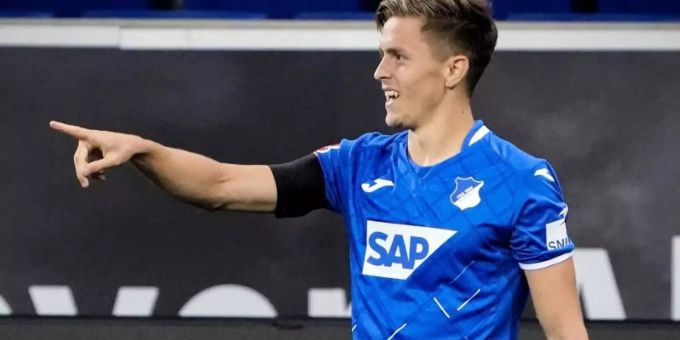 Hoffenheims Christoph Baumgartner machte gegen den 1. FC Köln ein ganz starkes Spiel. Foto: Ronald Wittek/epa-Pool/dpa Hoffenheims Christoph Baumgartner machte gegen den 1. FC Köln ein ganz starkes Spiel. Foto: Ronald Wittek/epa-Pool/dpa
