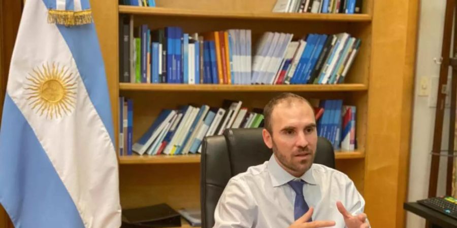 Konnte Fortschritte erzielen: Argentiniens Finanzminister Martín Guzmán. Foto: ---/Ministerio de Economia/dpa