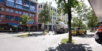 Kollision Velo Lkw