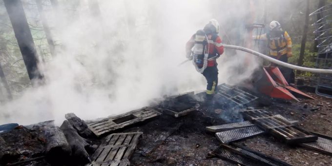 Beim Brand wurde niemand verletzt. Beim Brand wurde niemand verletzt.