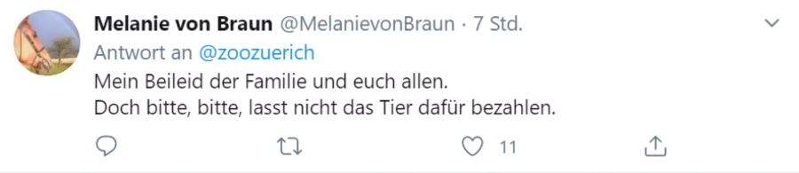 User hoffen, dass Irina nicht eingeschläfert wird.