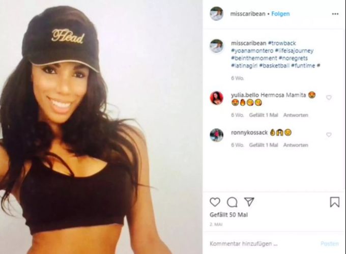 Yoana Montero behauptet, mit Becker zusammen zu sein. l