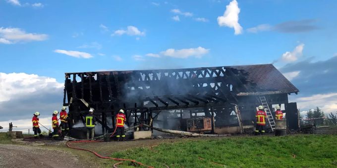 Beim Brand wurde niemand verletzt. Brand