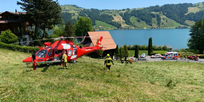 Unfall in Oberägeri