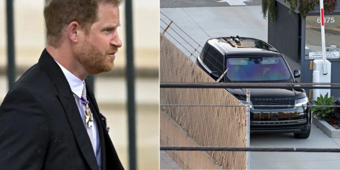 Nach Ruck-Zuck-Besuch - Hier ist Harry auf dem Weg zu Meghan & Archie