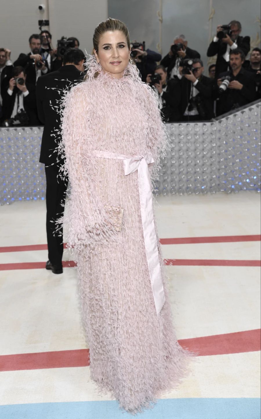 Mirka Federer in einer Valentino-Robe an der Met Gala.