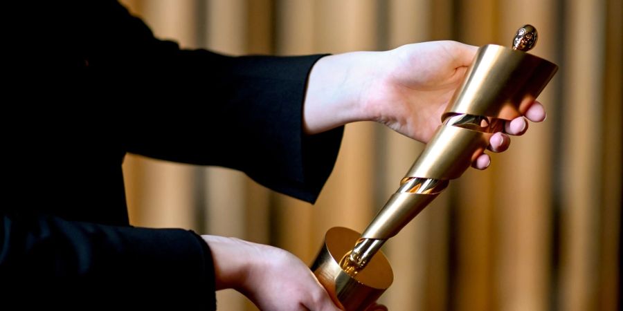 Die Trophäe «Lola» des Deutschen Filmpreises.