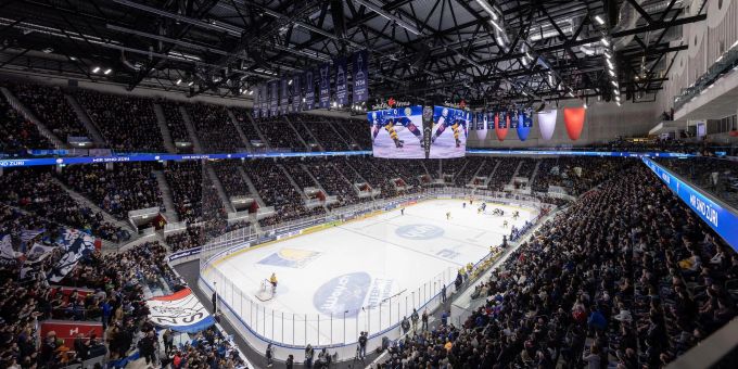 Die ZSC Lions mit neuem Rekord an Zuschauerzahlen. Stadion der ZSC Lions