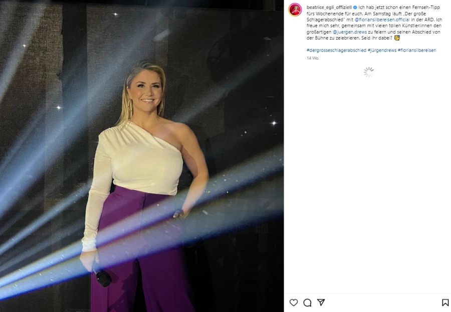 Beatrice Egli gewann einst die Gesangsshow «DSDS».