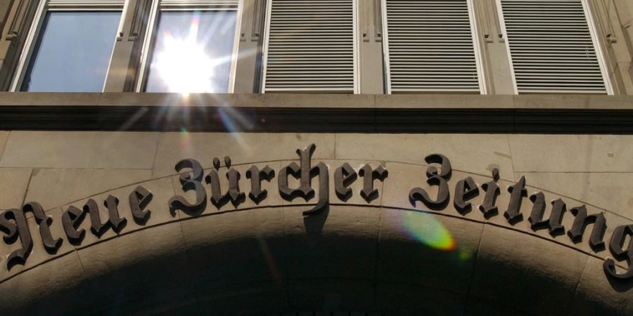 Die Fassade des Verlags der «Neuen Zürcher Zeitung» an der Falkenstrasse in Zürich. (Archivbild)