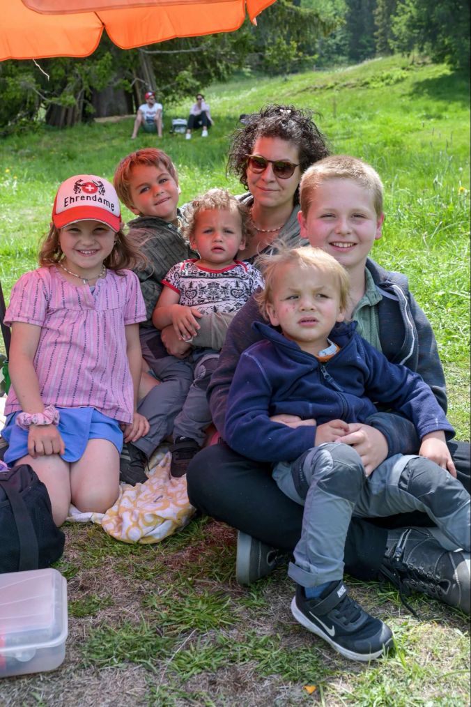 Schwingerfamilie Müller aus Davos.