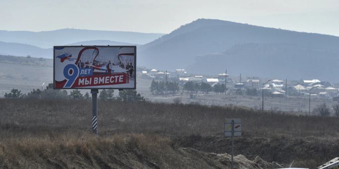 Der Vorfall ereignete sich in der Nähe von Simferopol. Simferopol
