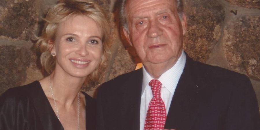 Juan Carlos mit seiner Geliebten Corinna zu Sayn-Wittgenstein.