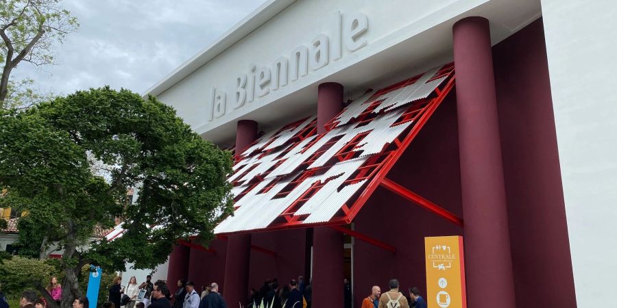 Der Padiglione Centrale, der zentrale Pavillon auf der Architekturbiennale in Venedig.