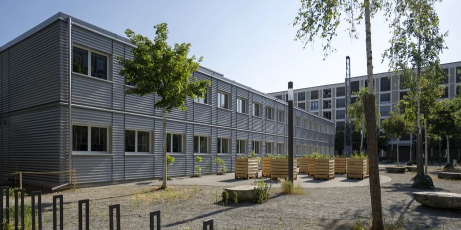 Erlenmattplatz Basel Asylunterkunft Schutzsuchende