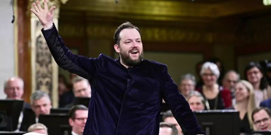 Andris Nelsons, Dirigent aus Lettland, hat die Musik von Richard Wagner schon al Kind kennengelernt. Foto: Hans Punz/APA/dpa